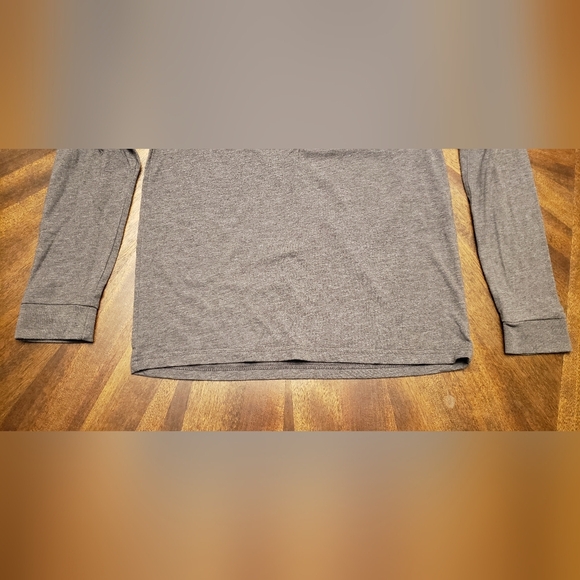 Adidas Amplifier Mens Gray Long Sleeve Shirt Size S - Picture 8 of 14